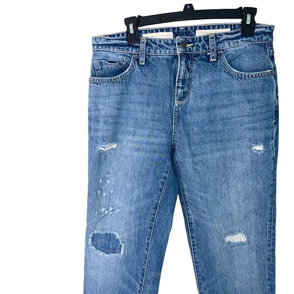 Anthropologie Pilcro And The Letter Press Jeans Size 28 Distressed Straight Leg - Picture 9 of 12